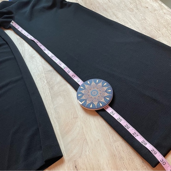 CHICO’S Black Dress Slacks! Pull on Black NICE Knit Pants with slight stretch! S - Picture 10 of 13